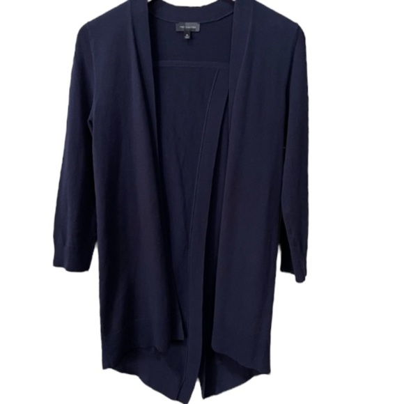 THE Limited, Split Back Cardigan, Navy, Size XS - Picture 1 of 3